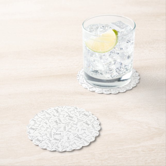 Purim Paper Coaster (Insitu)