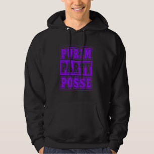Purim Party Posse Fun Jewish Celebration Shirt Pur