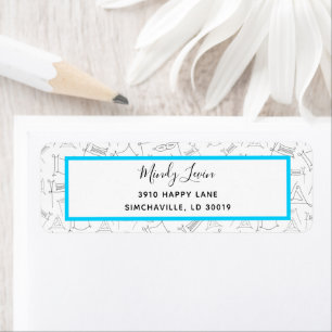 Purim Return Address Label