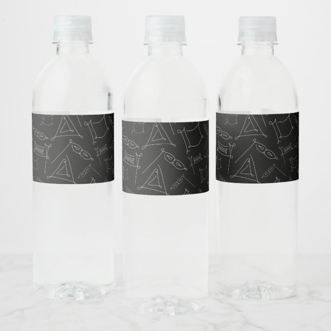 Purim Water Bottle Label (Bottles)