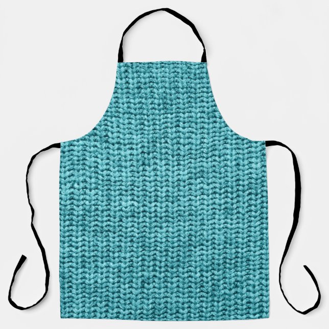 Purist blue texture apron (Front)