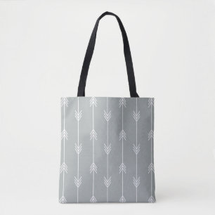 PURITAN GRAY Arrow Pattern Tote Bag