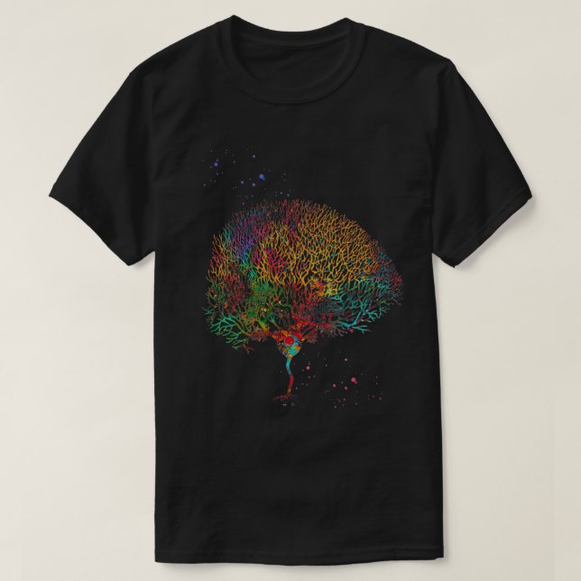 Purkinje Neuron  T-Shirt (Design Front)