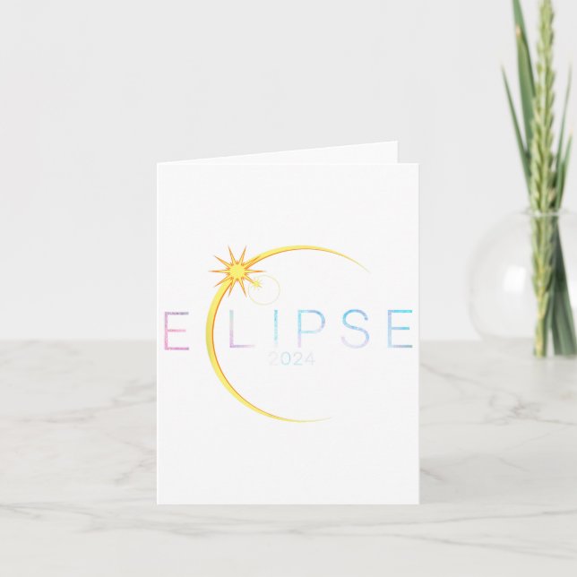 Purkinje Solar Eclipse  Card (Front)