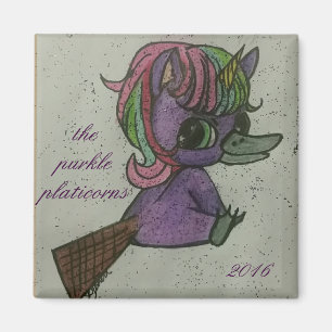 Purkle Platicorns team magnet