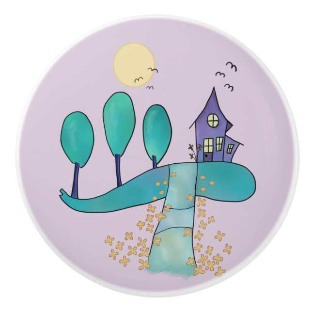 purla house ceramic knob (Front)