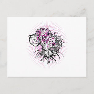Purle Great DAne Postcard