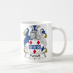 Purnell Family Crest Coffee Mug