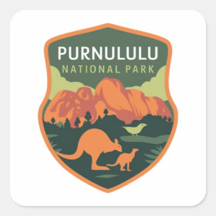 Purnululu National Park Square Sticker