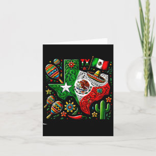 Puro San Antonio Fiesta Squad Cinco De Mayo For Me Card
