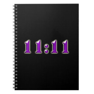 Purple 11:11 Numbers Notebook