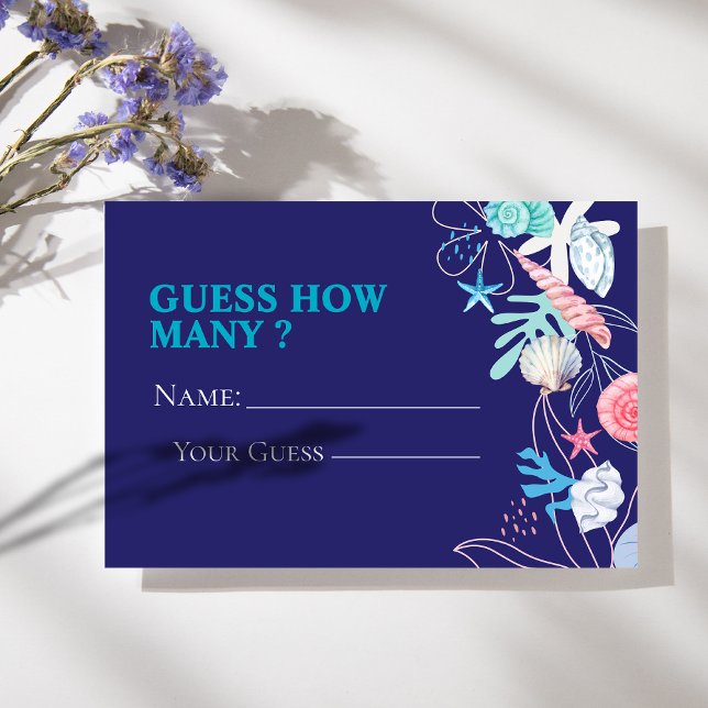 Purple a little pearl Guess How Many Game Card (Creator Uploaded)