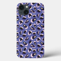 Purple Abstract Animal Print