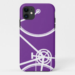Purple Abstract Bicycle iPhone 5 Case