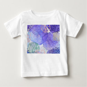 Purple Abstract Design Baby T-Shirt