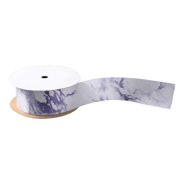 Purple Abstract Fantasy Satin Ribbon (Spool)