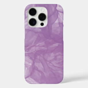 Purple Abstract Ink Flow – Softness and Mystery in iPhone 16 Pro Case