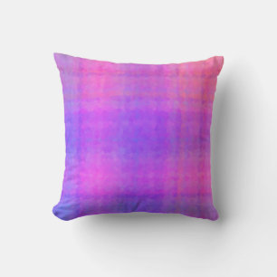 Purple Abstract Mosaic Seamless Pattern Cushion