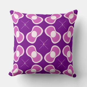 Purple Abstract Pattern Cushion