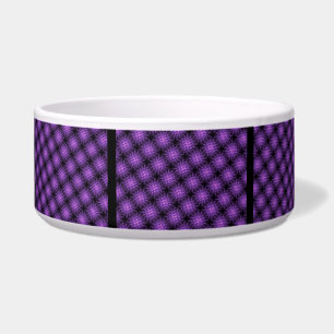 Purple Abstract Pet Bowl