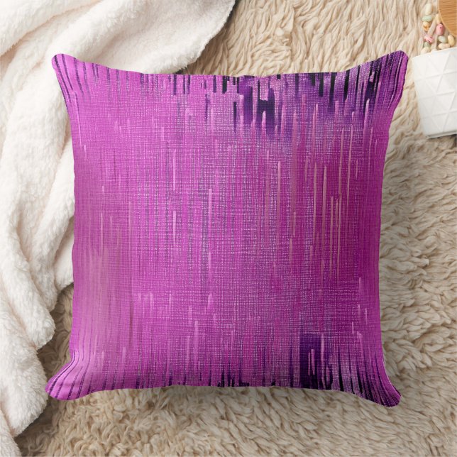 Purple abstract texture cushion (Blanket)