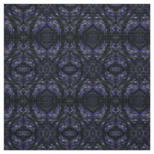 Purple Abstract Watercolor Art Fabric