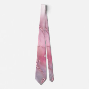 Purple abstract with glitter  tie