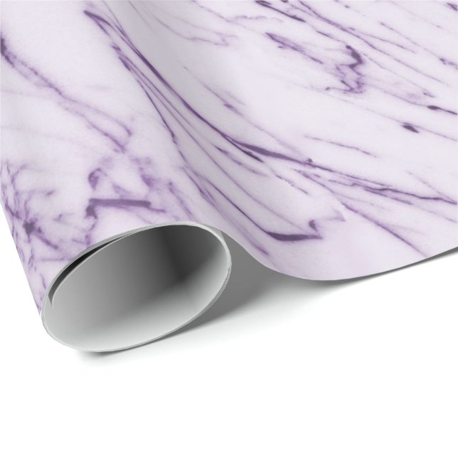Purple Abstract Wrapping Paper (Roll Corner)