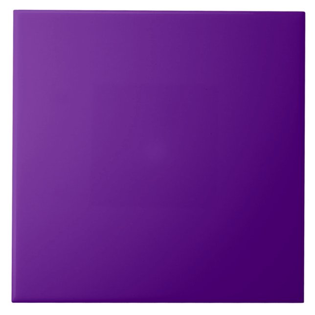 Purple Accent Colour Decor Background Customisable Ceramic Tile (Front)