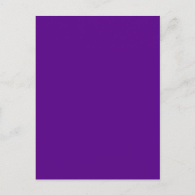 Purple Accent Colour Decor Postcard (Front)