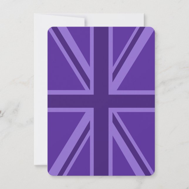 Purple Accent Union Jack Decor (Front)