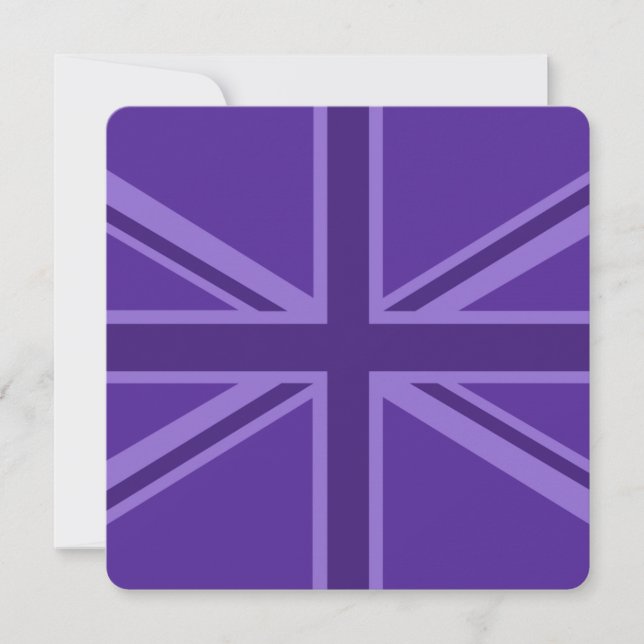 Purple Accent Union Jack Decor (Front)