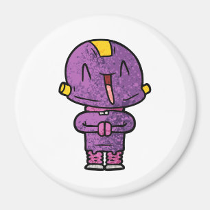 purple alien magnet