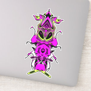 Purple Alien Squirrel Weird Cartoon Animal