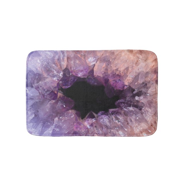 Purple Amethyst Bath Mat (Front)