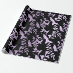Purple Amethyst Black Foils Hummingbird Flowers Wrapping Paper<br><div class="desc">Glam and Chic Contemporary Abstract Wrapping Paper
Can be e beautiful decor for many events like wedding,  anniversary,  birthday,  graduations,  new home,  corporate,  birdal shower,   etc
florenceK design</div>