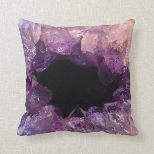 Purple Amethyst Cushion