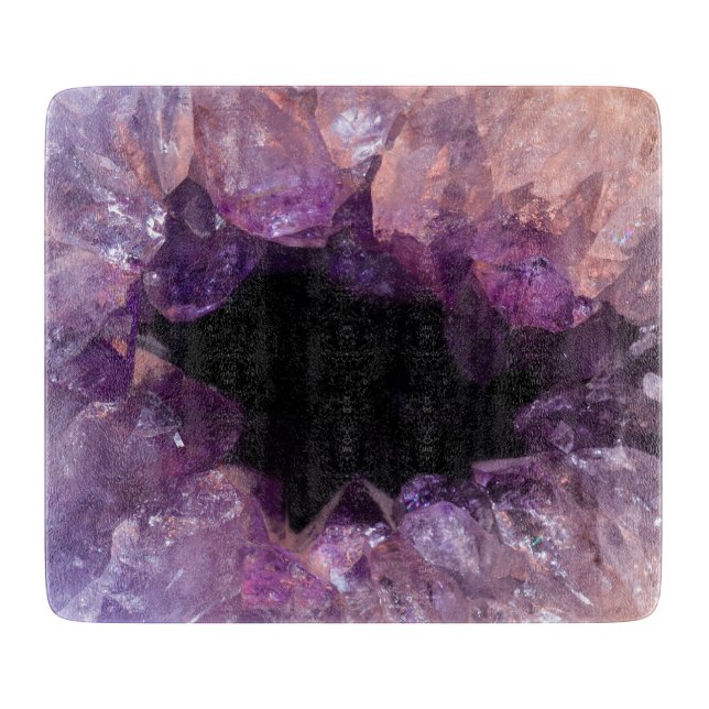 Purple Amethyst Cutting Board (Front)