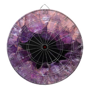 Purple Amethyst Dartboard