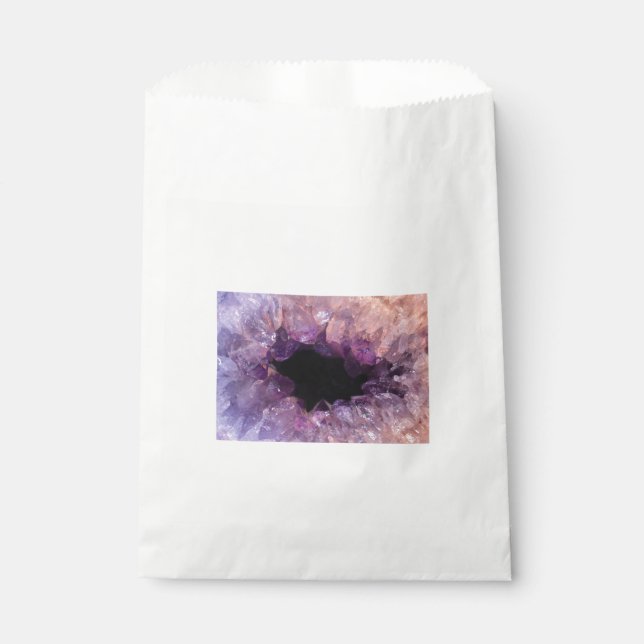 Purple Amethyst Favour Bag (Front)