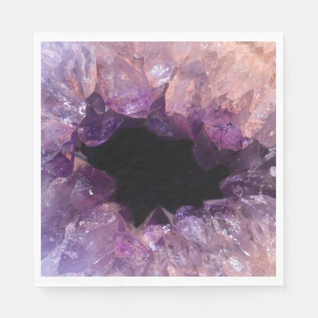 Purple Amethyst Napkin (Front)