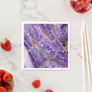 Purple Amethyst Napkin