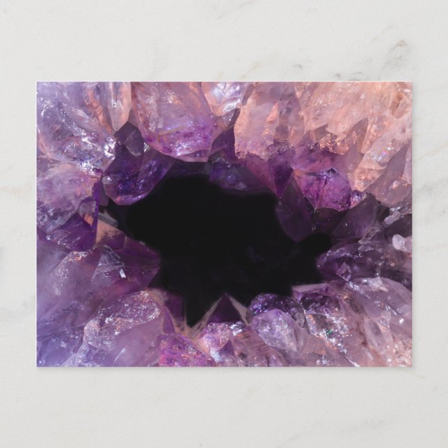 Purple Amethyst Postcard (Front)