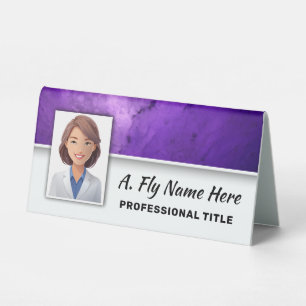 Purple Amethyst Stone Professional Photo Name Logo
