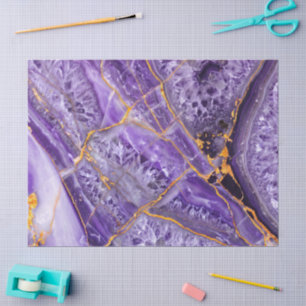 Purple Amethyst  Tissue Paper