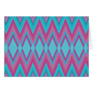 Purple and Aqua Tribal