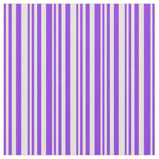 Purple and Beige Pattern Fabric (Close Up)