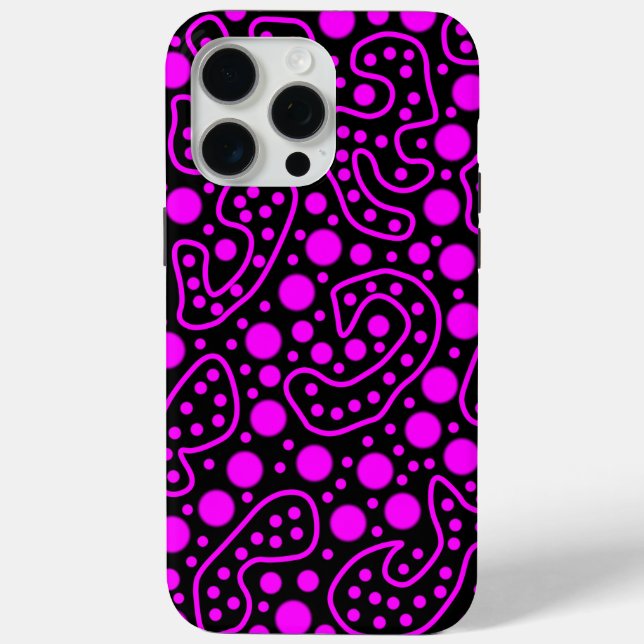 Purple and Black Case-Mate iPhone Case (Back)