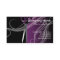 purple and black hair salon business cards
