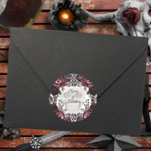 Purple And Black Moody Dark Wedding 